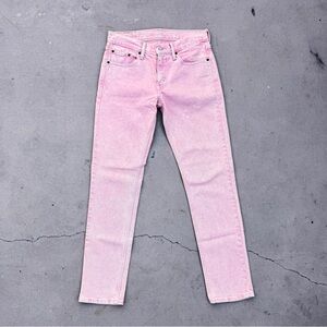 Levi’s 501 Pink Acid Wash Denim – Rare Vintage Fade